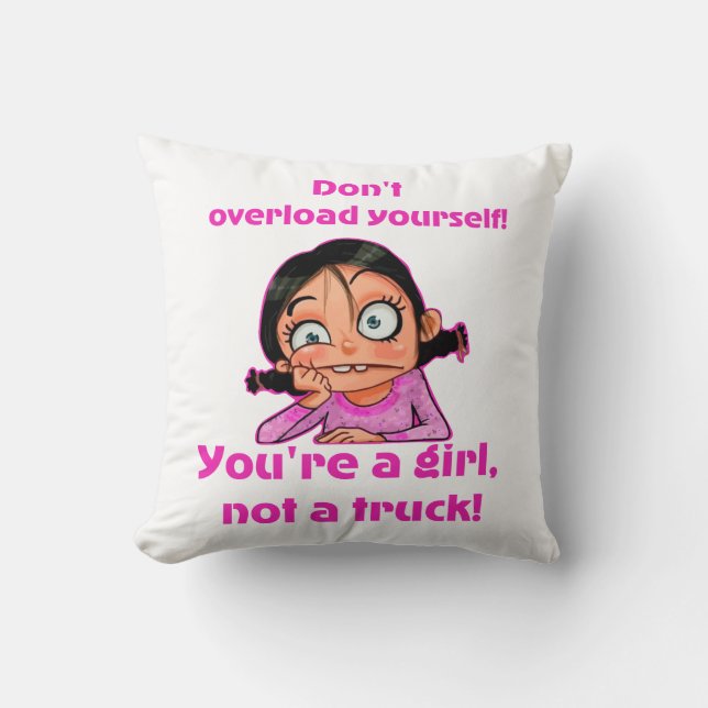 Frauenoberseite Kissen (Vorderseite)