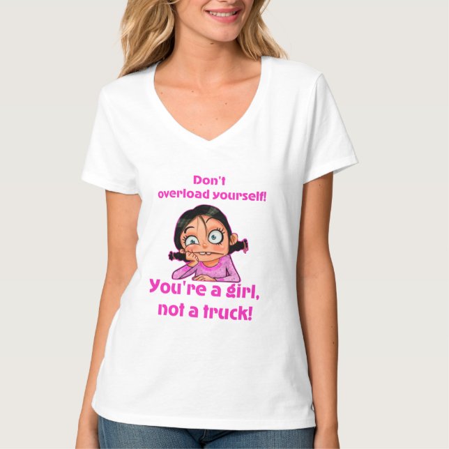 Frauenoberseite T-Shirt (Vorderseite)