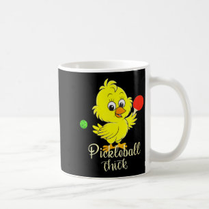 Frauenpickleball Huhn lustiger Pickle Ball Kaffeetasse