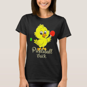 Frauenpickleball Huhn lustiger Pickle Ball T-Shirt