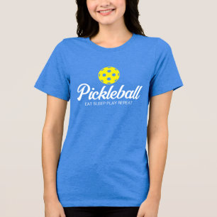 Frauenpickleball im Shirt Bella+Leinwand Trimix