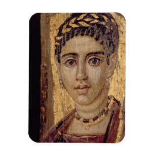 Frauenportrait, aus Fayum, Romano-Egyp Magnet