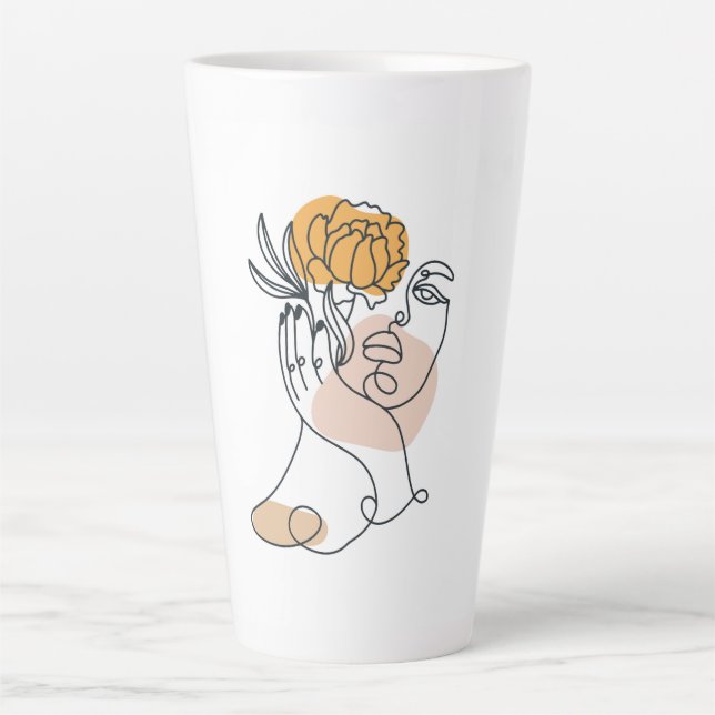 Frauenportrait Milchtasse (Vorderseite)