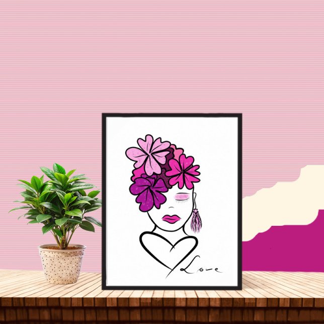 Frauenportrait Poster (Von Creator hochgeladen)