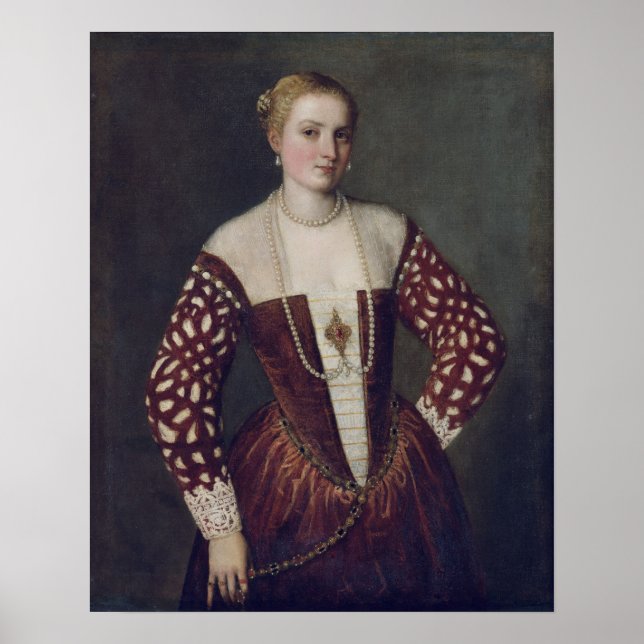 Frauenportrait Poster (Vorne)