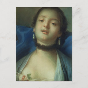 Frauenportrait Postkarte