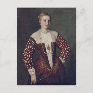 Frauenportrait Postkarte