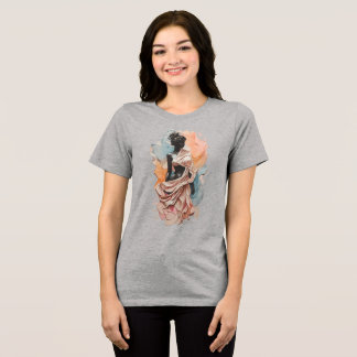 Frauenportrait Tri-Blend Shirt