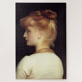 Frauenportrait von hinten (von Frederic Leighton) Puzzle