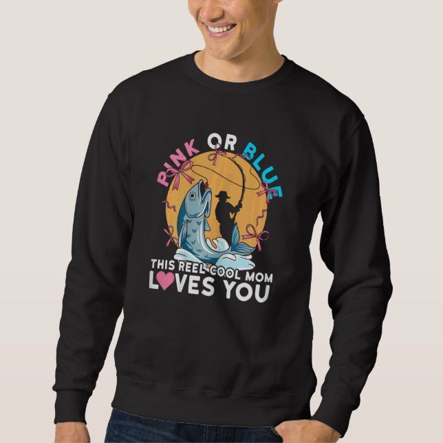 Frauenquote für eine Mama der Fischerei Sweatshirt (Vorderseite)
