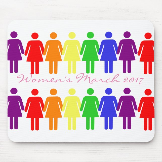 Frauenrechte 2017 LGBTQIA Mousepad (Vorne)