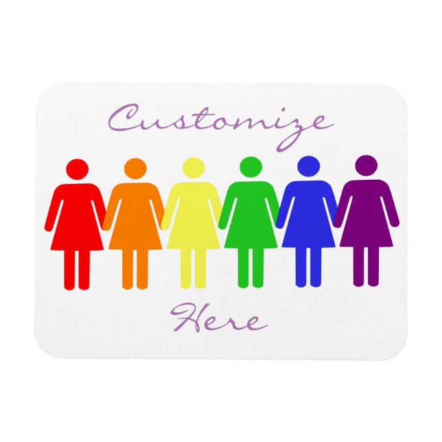 Frauenrechte 2017 LGBTQIA Thunder_Cove Magnet (Horizontal)