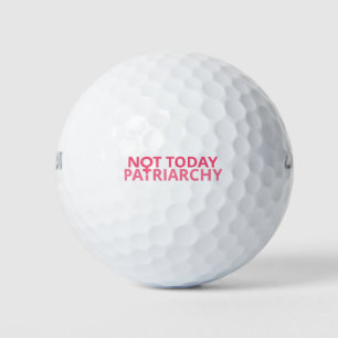 Frauenrechte Feministin - nicht heute Patriarchat  Golfball