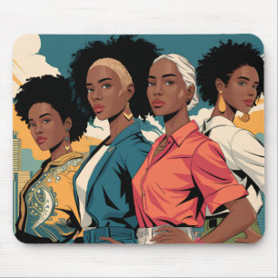 Frauenrechte in urbaner Mode Mousepad
