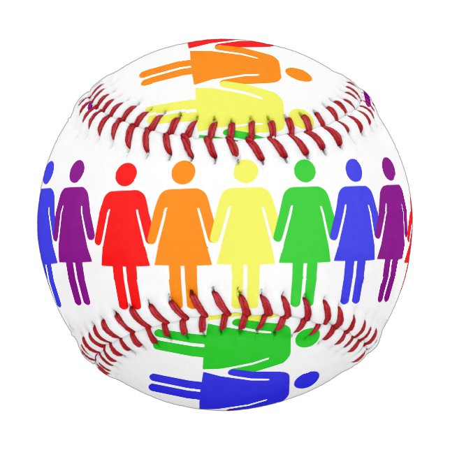 Frauenrechte LGBTQIA Baseball (Rückseite)