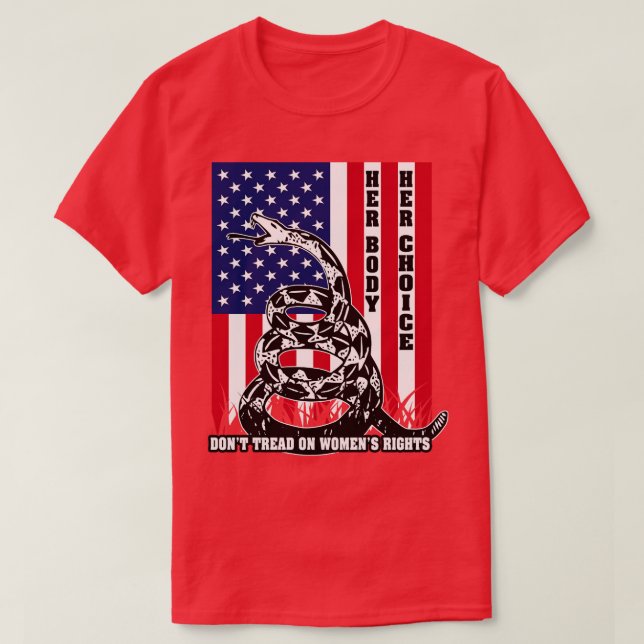 Frauenrechte Reproduktive Gesundheit Amerikanische T-Shirt (Design vorne)