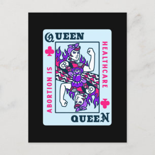 Frauenrechte roe / wave Abtreibung ist Gesundheits Postkarte