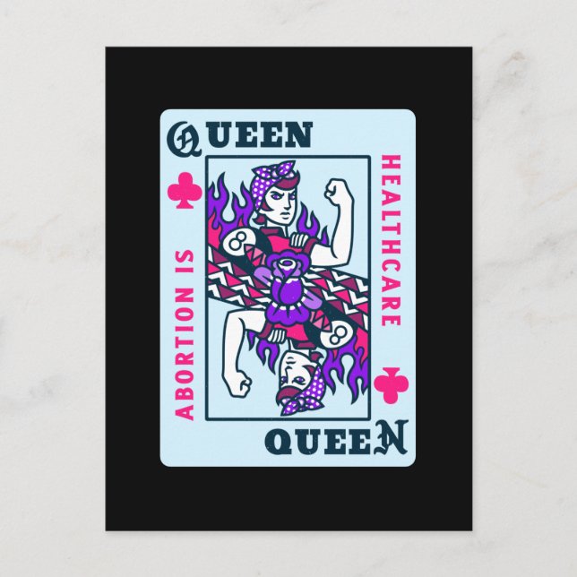 Frauenrechte roe / wave Abtreibung ist Gesundheits Postkarte (Vorderseite)