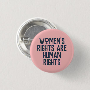 Frauenrechte sind Menschenrechte Button