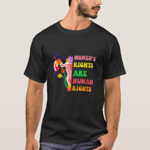 Frauenrechte sind Menschenrechte Feministische Flo T-Shirt