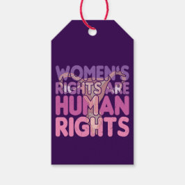 Frauenrechte sind Menschenrechte Geschenkanhänger