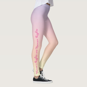 Frauenrechte sind Menschenrechte Rainbow Leggings