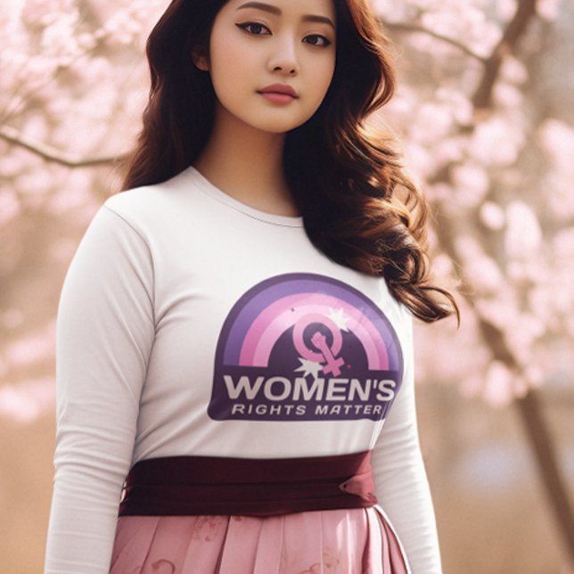 Frauenrechte sind wichtig lange Schlange feministi Tri-Blend Shirt (Von Creator hochgeladen)