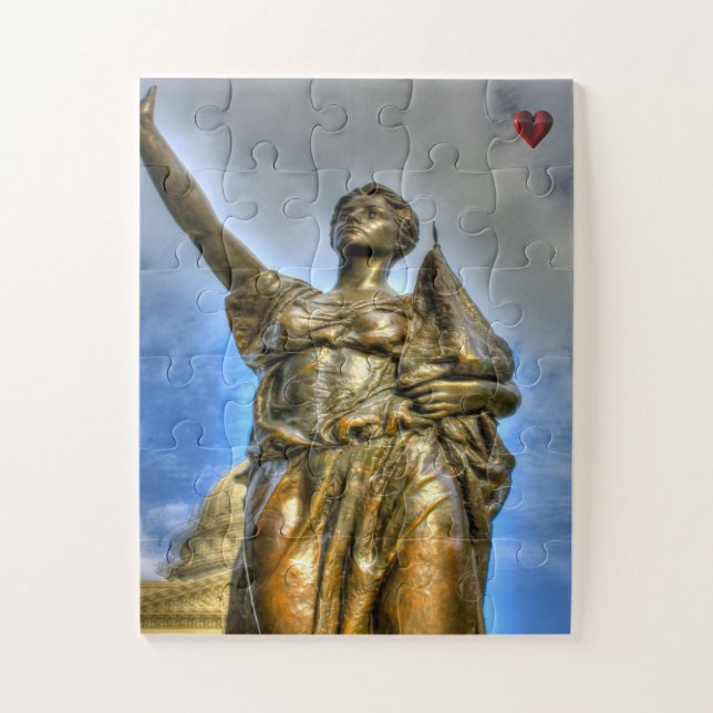 Frauenrechtsstatue Wisconsin Puzzle (Vertikal)