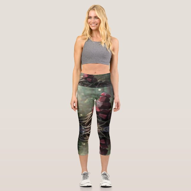 Frauensapparel Frauensmode Frauen Capri Leggings (Vorderseite)
