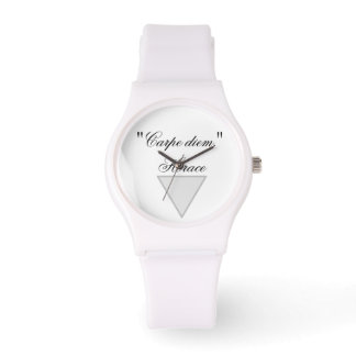 Frauenschau: Sporty White Silicon Watch Armbanduhr
