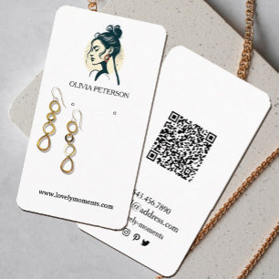 Frauenschmuckkarte Visitenkarte