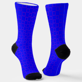 Frauensocken, Blaues Lila klassisches Design Socken