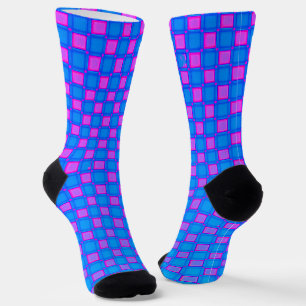Frauensocken, Light Blue Lila klassisches Design Socken