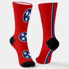 Frauensocken unter der Flagge von Tennessee Socken