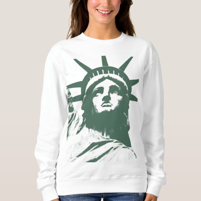 Frauenstatue des New Yorker Shirts des T - Shirt d (Vorderseite)