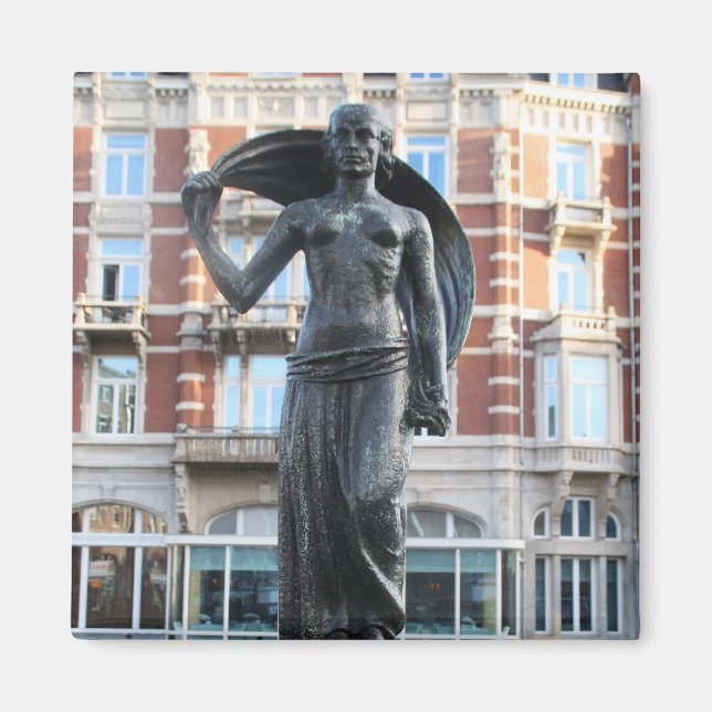 Frauenstatue Fortuna, Amsterdam Magnet (Vorne)