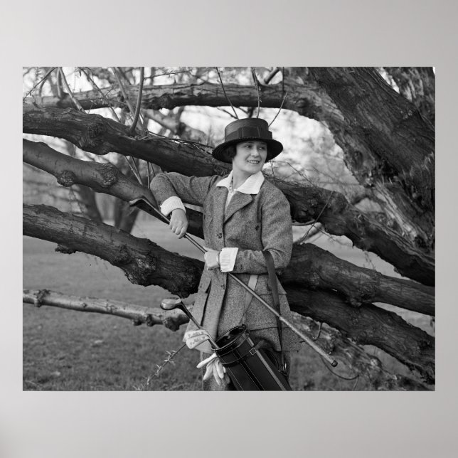 Frauenstil in der Golftasche: Anfang der 1900er Poster (Vorne)