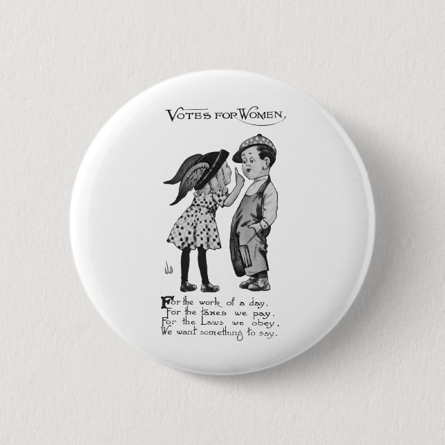 Frauenstimmen Button (Vorderseite)