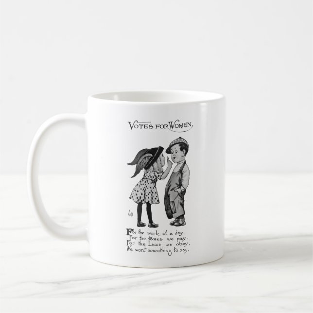 Frauenstimmen Kaffeetasse (Links)