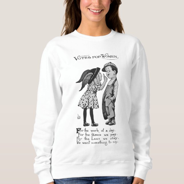 Frauenstimmen Sweatshirt (Vorderseite)