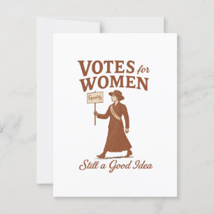 Frauenstimmen, Vintage Suffragetart Postkarte