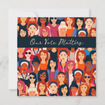 Frauenstimmrechte leeren Inside Card