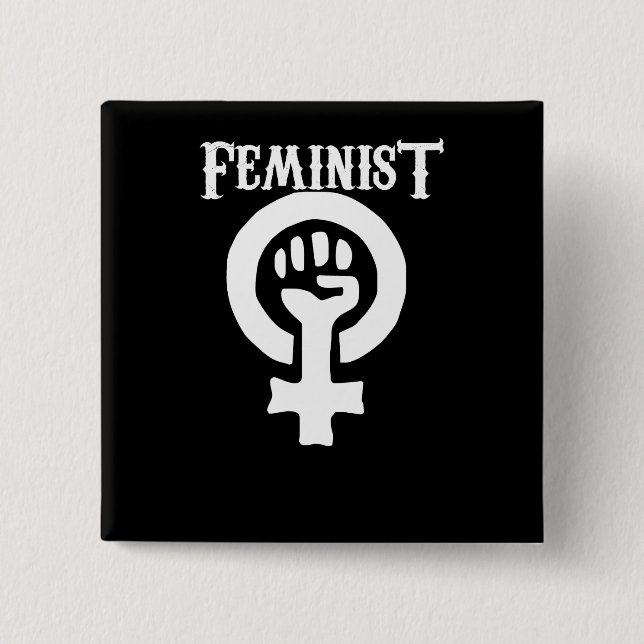 Frauensymbol Button (Vorderseite)