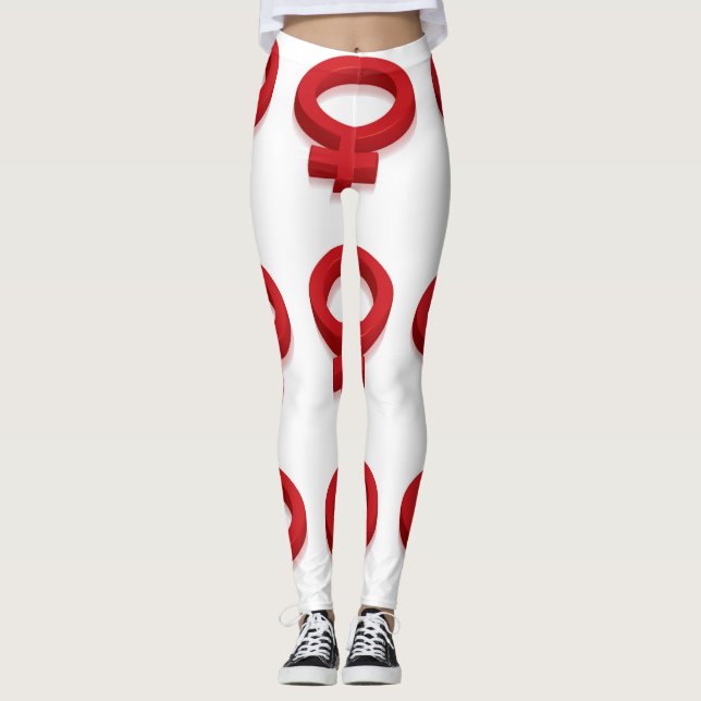 Frauensymbol Leggings (Vorderseite)