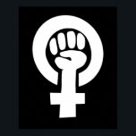 Frauensymbol Poster<br><div class="desc">Feministisches Symbol "feministisches Symbol" Feminismus Feministenlogo "feministische Geschenke" "feministische Geschenke"</div>