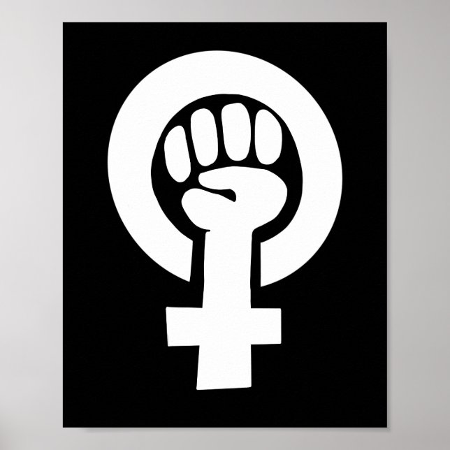 Frauensymbol Poster (Vorne)
