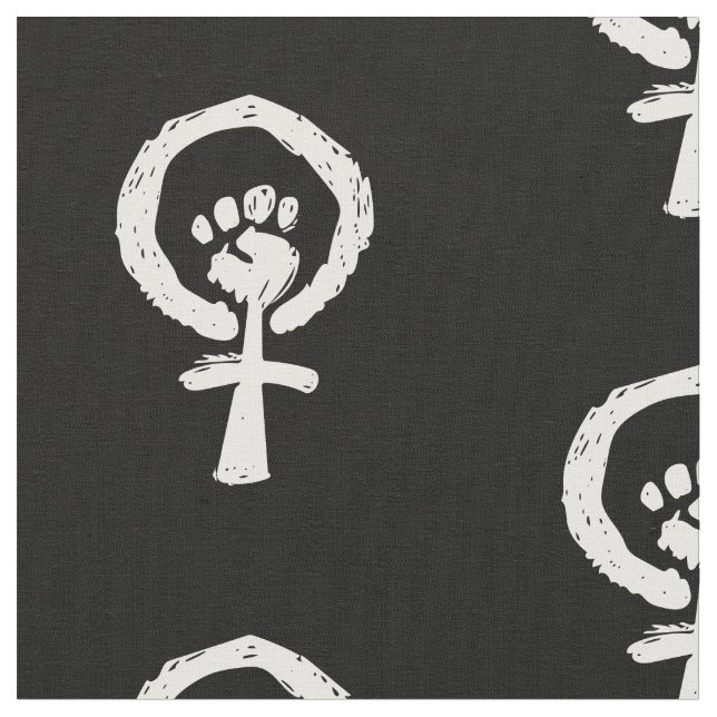 Frauensymbol Stoff (Nahaufnahme)