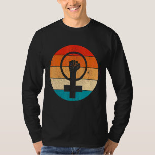 Frauensymbolik Frauengleichheit Frauen in die Höhe T-Shirt