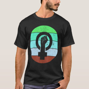 Frauensymbolische Gleichberechtigung - Femini T-Shirt