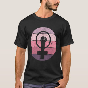 Frauensymbolische Gleichheit Frauen Niedlich aufbl T-Shirt